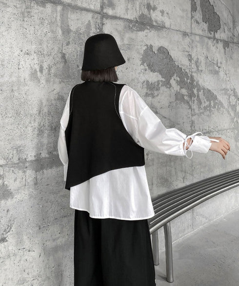Angle Button Vest